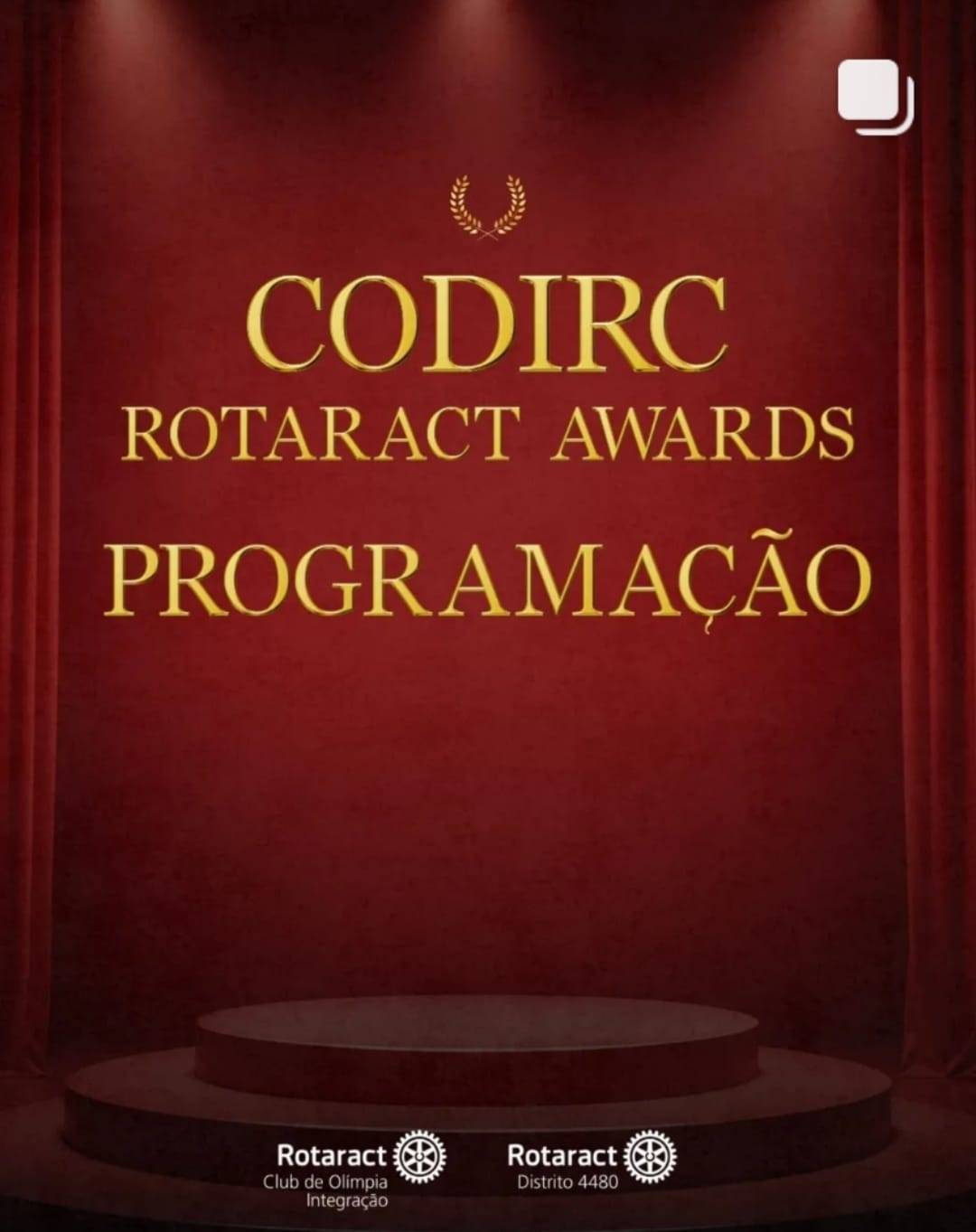 Rotaract Distrito 4480 divulga a programação oficial da 39ª CODIRC – Rotaract Awards!
