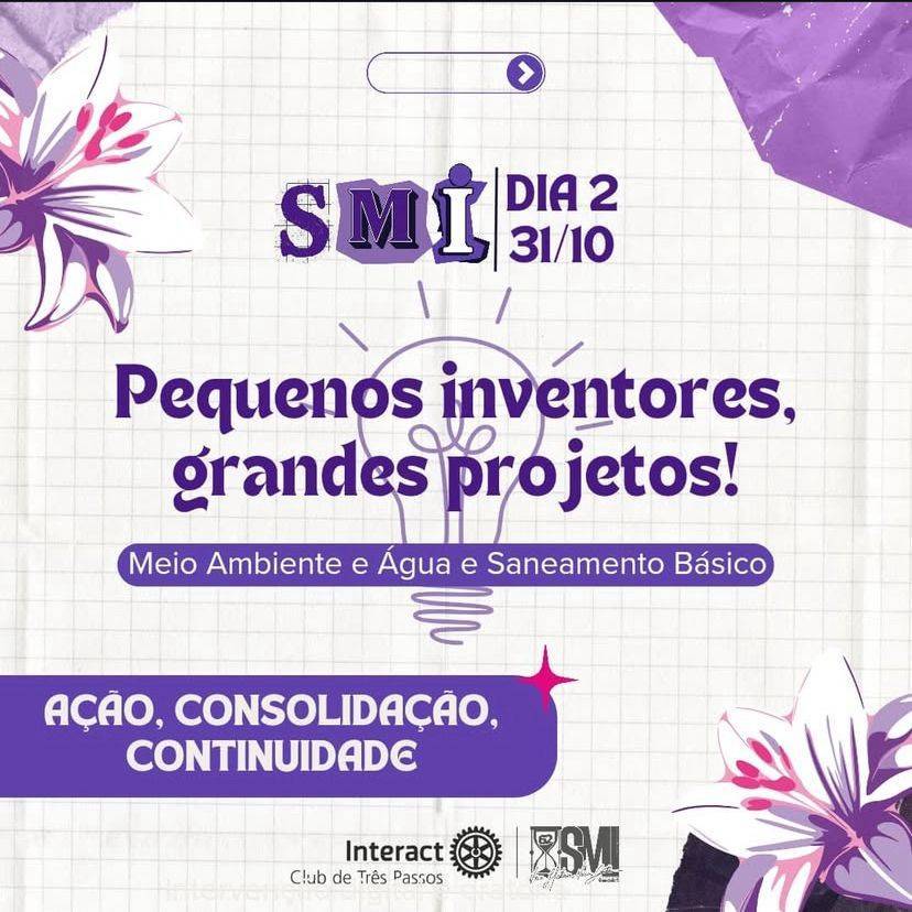 Dia 2 da SMI - "Ação, Consolidação, Continuidade" 🖇️  Segundo dia da Semana Mundial do Interact da gestão 2024-25, com o tema “Meio Ambiente e Água e Saneamento Básico”.  Para o segundo dia de SMI, nosso clube realizou uma atividade com as crianças na escola municipal Gonçalves Dias, de Três Passos.  O associados do clube ficaram responsáveis de guardar materiais recicláveis com o intuito de montar brinquedos com as crianças!  Uma tarde como essa é ótima para reviver a infância e lembrar de seus momentos bons, além de nos divertirmos demais com as crianças!!  Com carinho, Interact Club de Três Passos!  #paratodosverem: Este post possui legenda alternativa para promover a inclusão social, para ter acesso a esta legenda basta você ativar as funções de acessibilidade em seu celular.  #distrito4660 #interactbrasil #interacttpfazadiferença