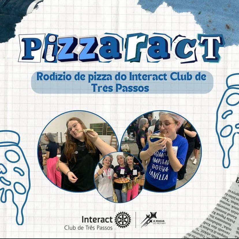 🍕Dia do Pizzaract 🍕  No sábado do dia 16/11 aconteceu realizou o rodizio de pizza realizado pelo nosso Club de Três Passos! Foi uma noite incrível!  Queremos agradecer a @emporiocasamotta por nos ter ajudado essa noite incrível e deixa- la mais ainda! E também a todos os associados que fizeram parte desse momento especial. ⚙️💙  Com carinho, Interact Club de Três Passos.  #paratodsverem: Este post possui legwnda alternativa para promover a inclusão social, para ter acesso a esta legenda basta você ativar as funções de acessibilidade em seu celular.  #distrito4660 #interacttpfazdiferença