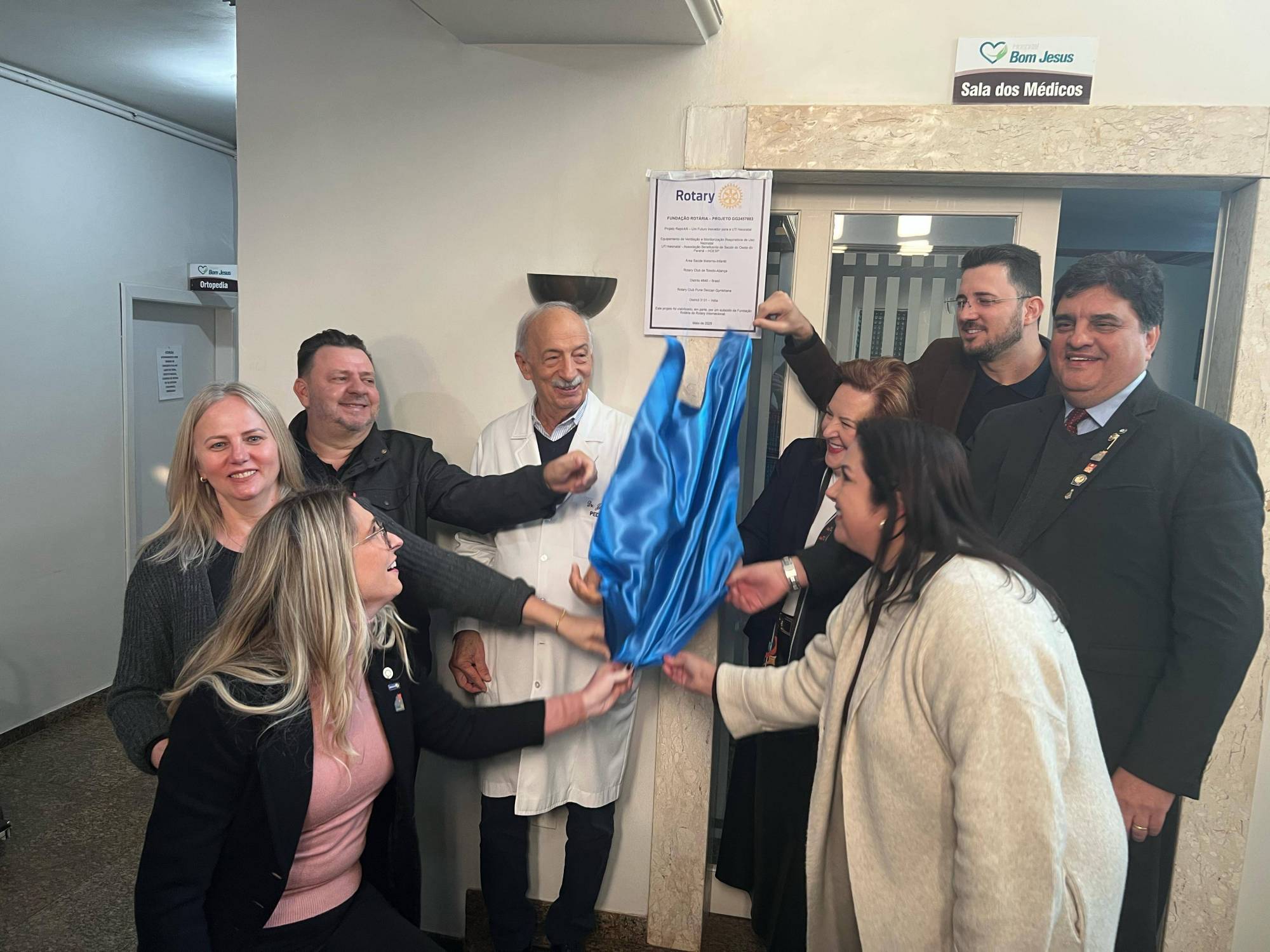 Entrega oficial do equipamento