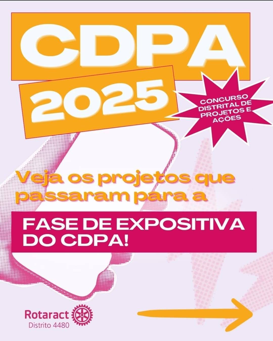 Rotaract 4480 divulga projetos do Concurso Distrital de Projetos