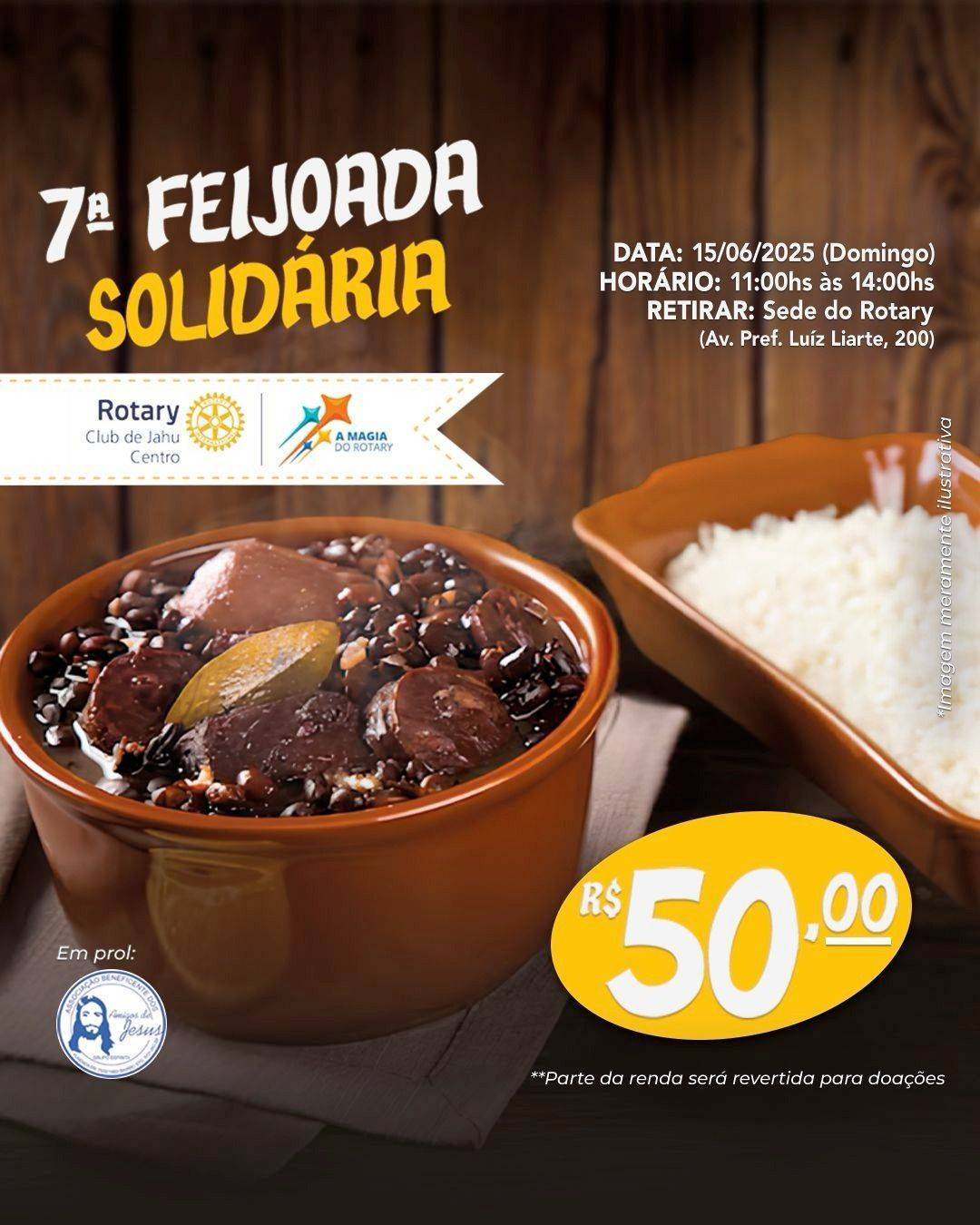 Rotary Club de Jahu - Centro realiza evento solidário