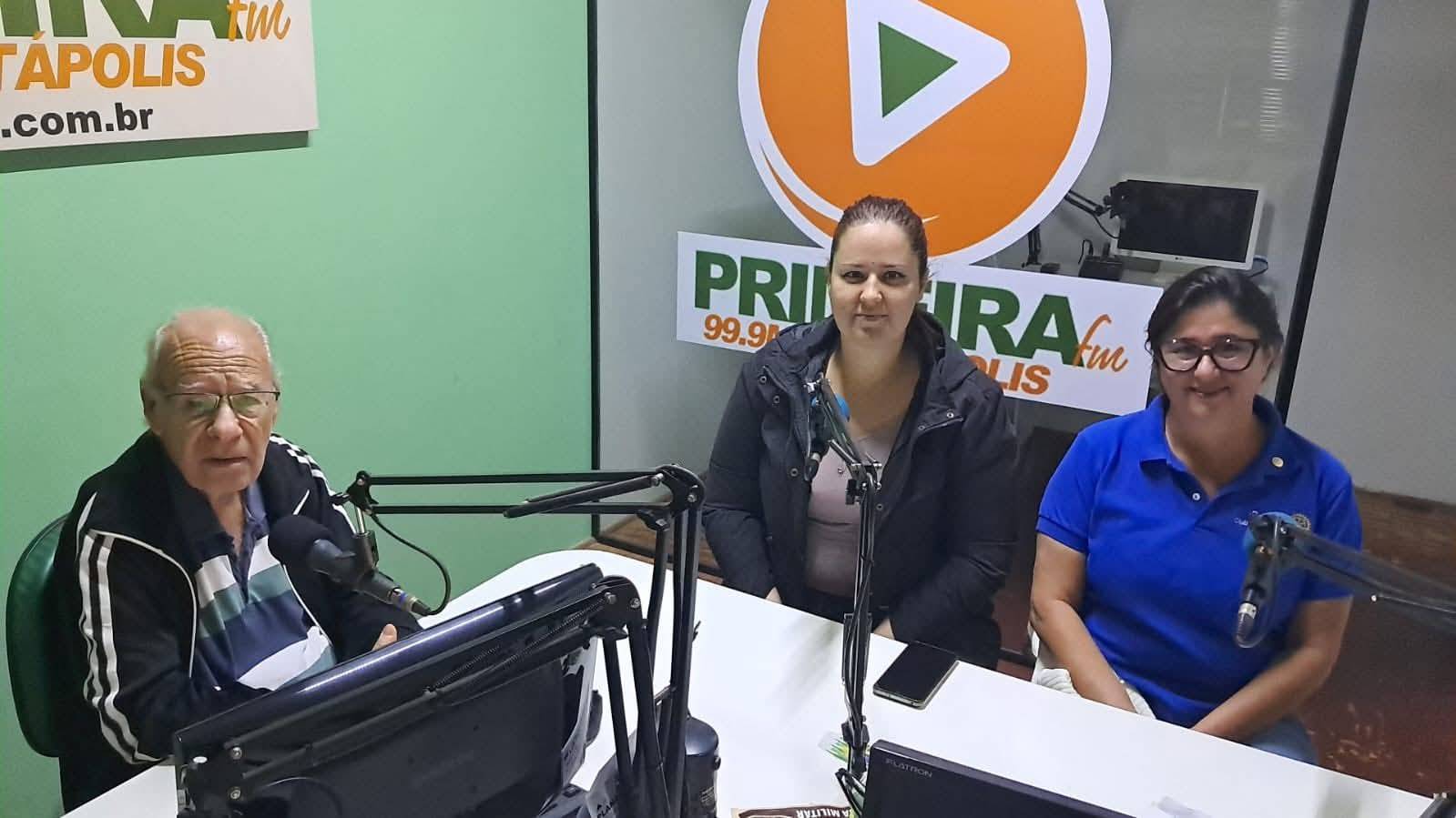 Rotary Club de Itápolis faz divulgação sobre campanha de testagem de hepatite