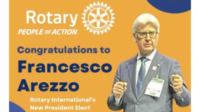 Francesco Arezzo é o Novo Presidente Eleito do Rotary International