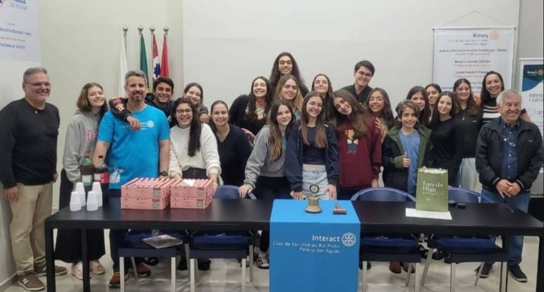 Encerramento da gestão do Interact Club de São José do Rio Preto - Palácio das Águas é marcado por entrega de Título Paul Harris