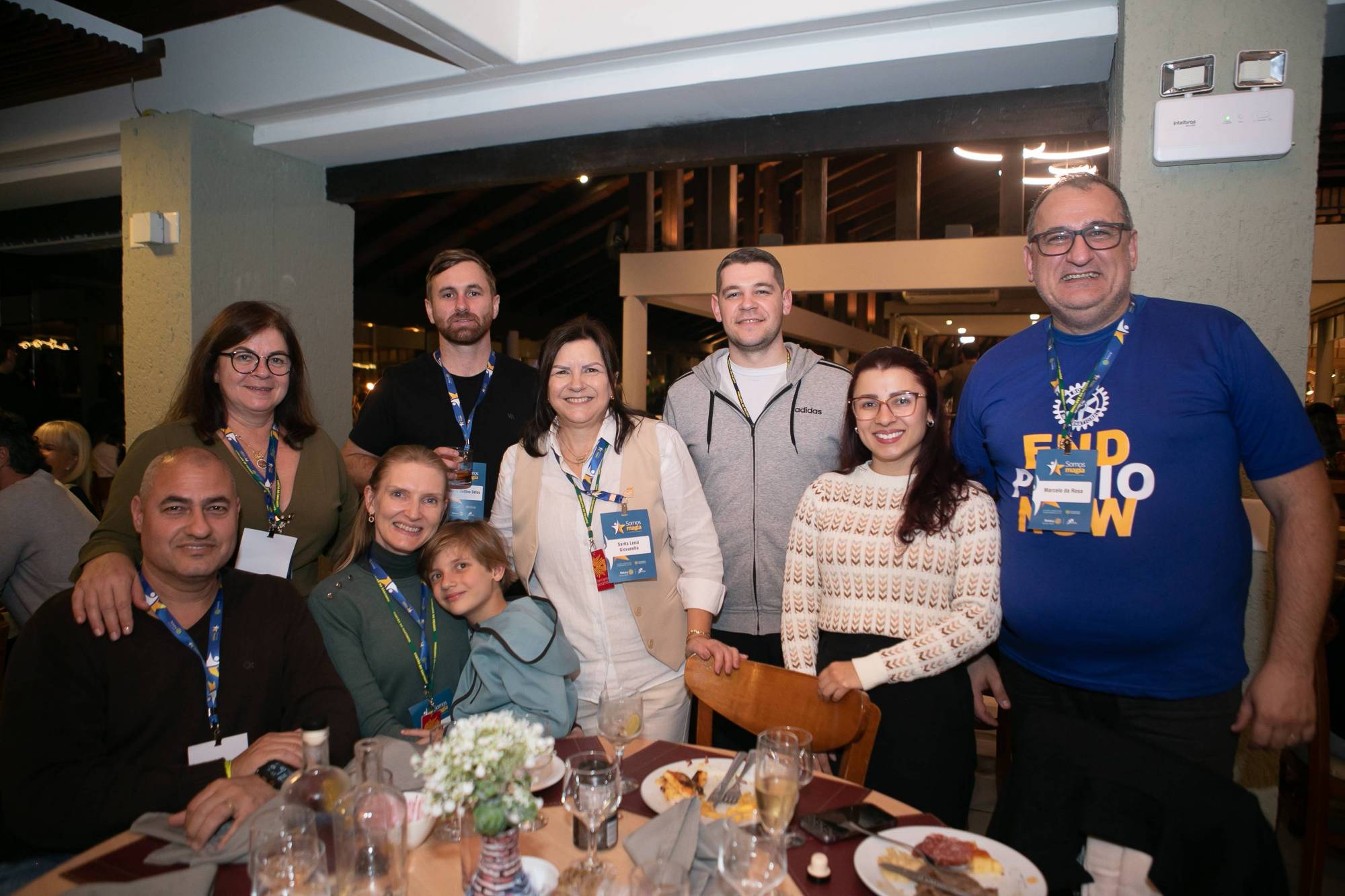 Jantar de boas vindas da conferência distrital