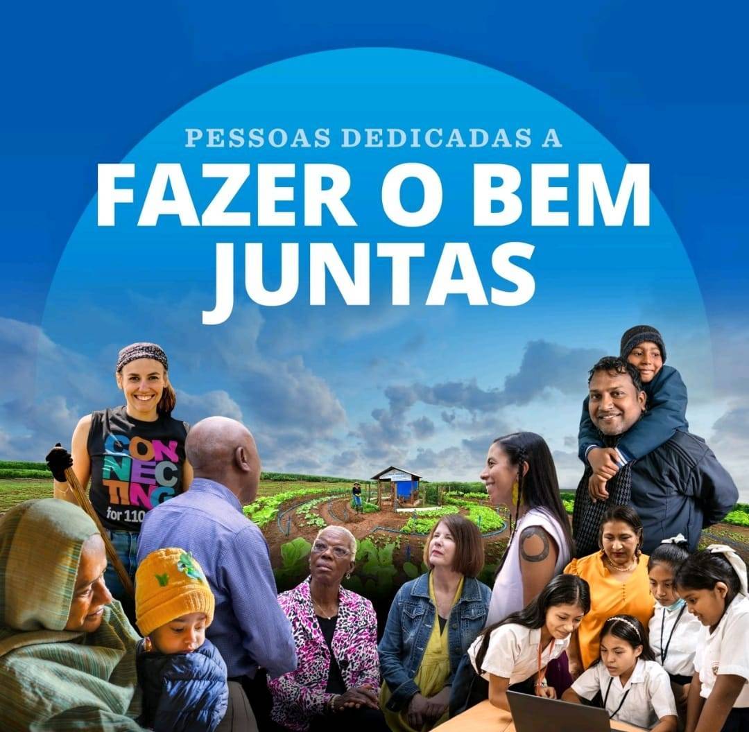 Pessoas dedicadas a fazer o bem juntas