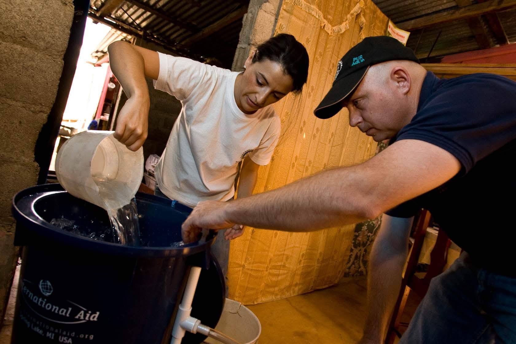 Apoiamos o acesso a saneamento e água limpa
