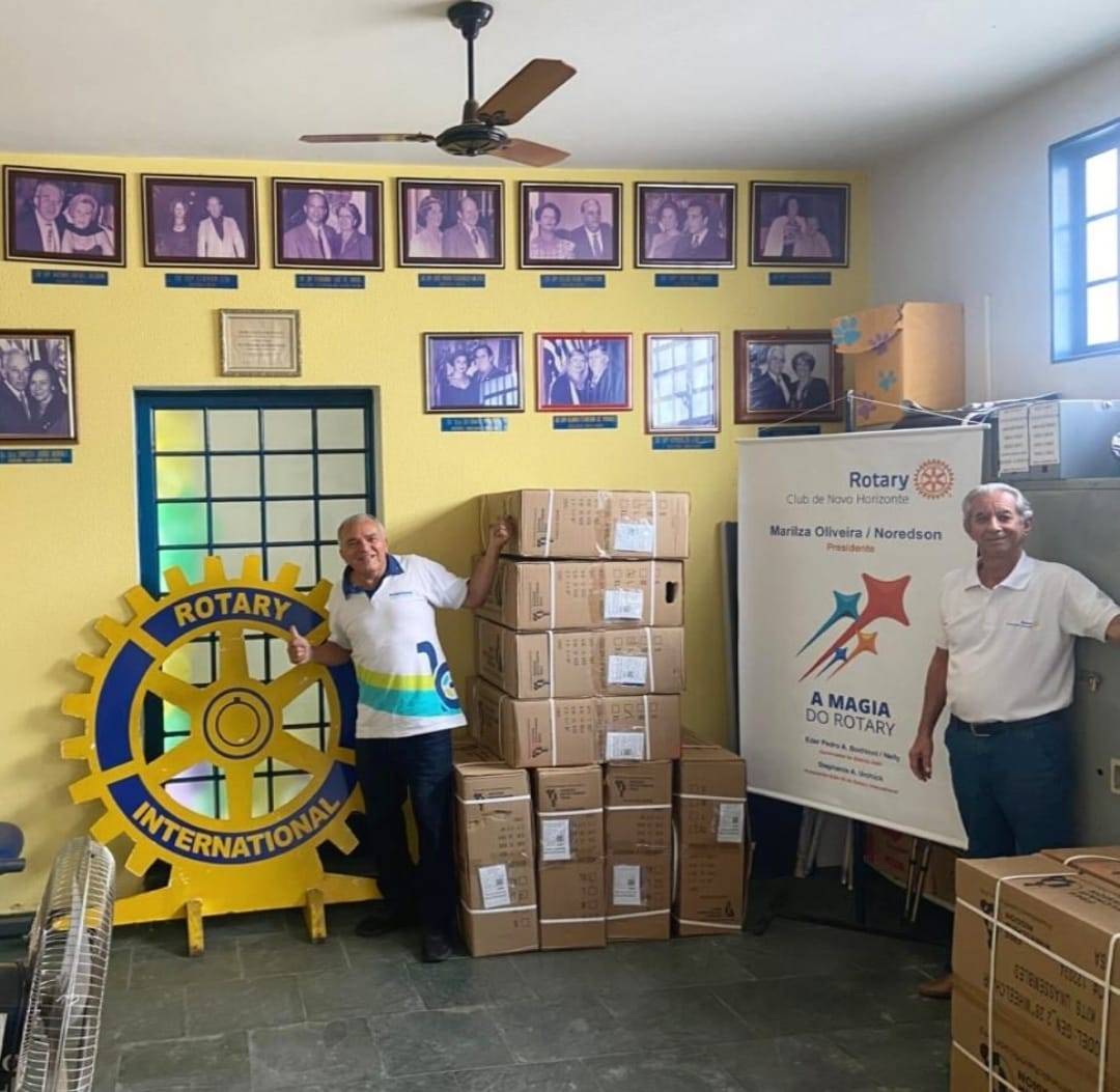 Rotary Club de Novo Horizonte recebe cadeiras do Projeto Mobilidade para todos