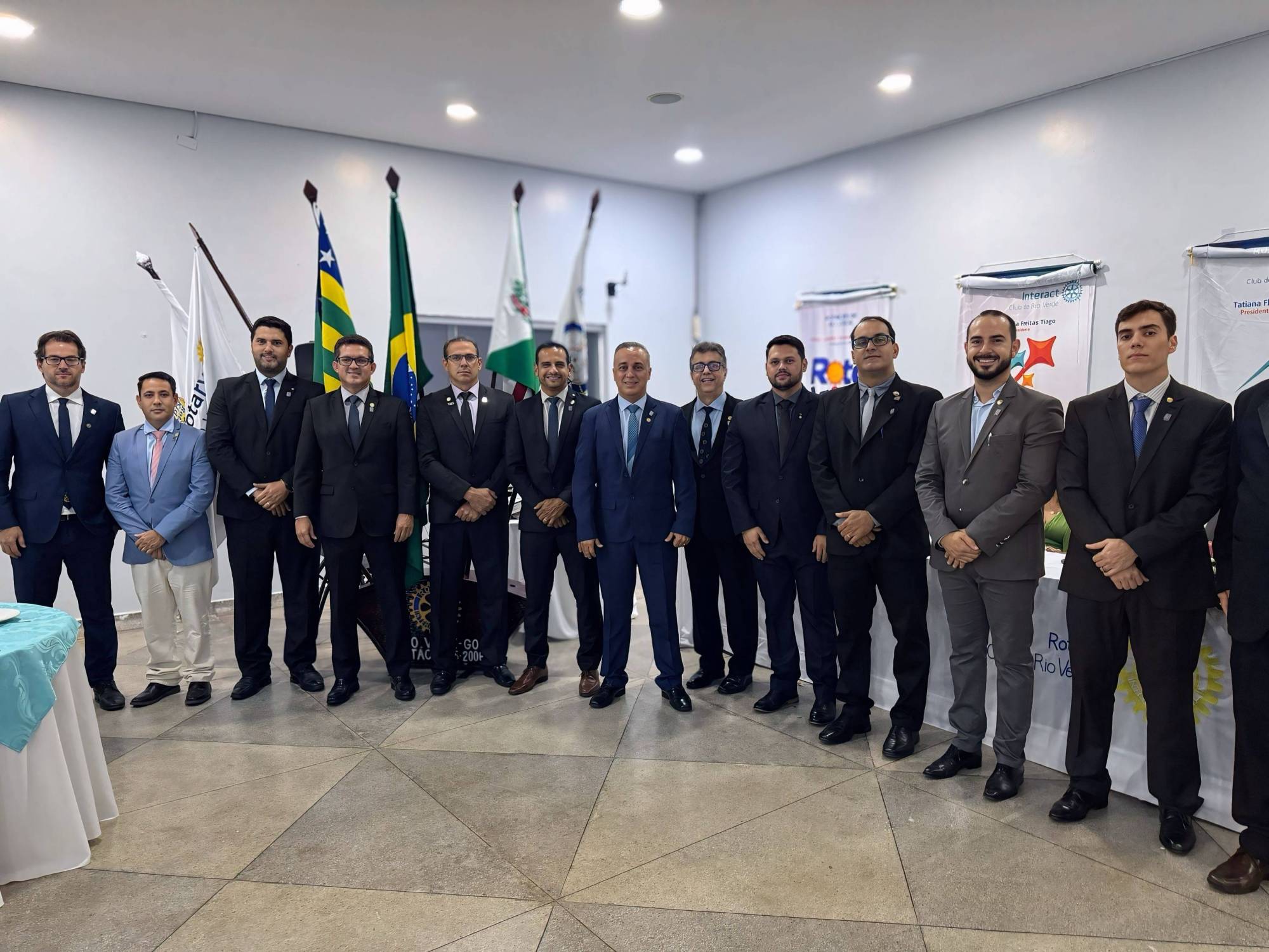 Presidente Dazirlan Assis e Conselho Diretor do RC de Rio Verde gestão 25-26