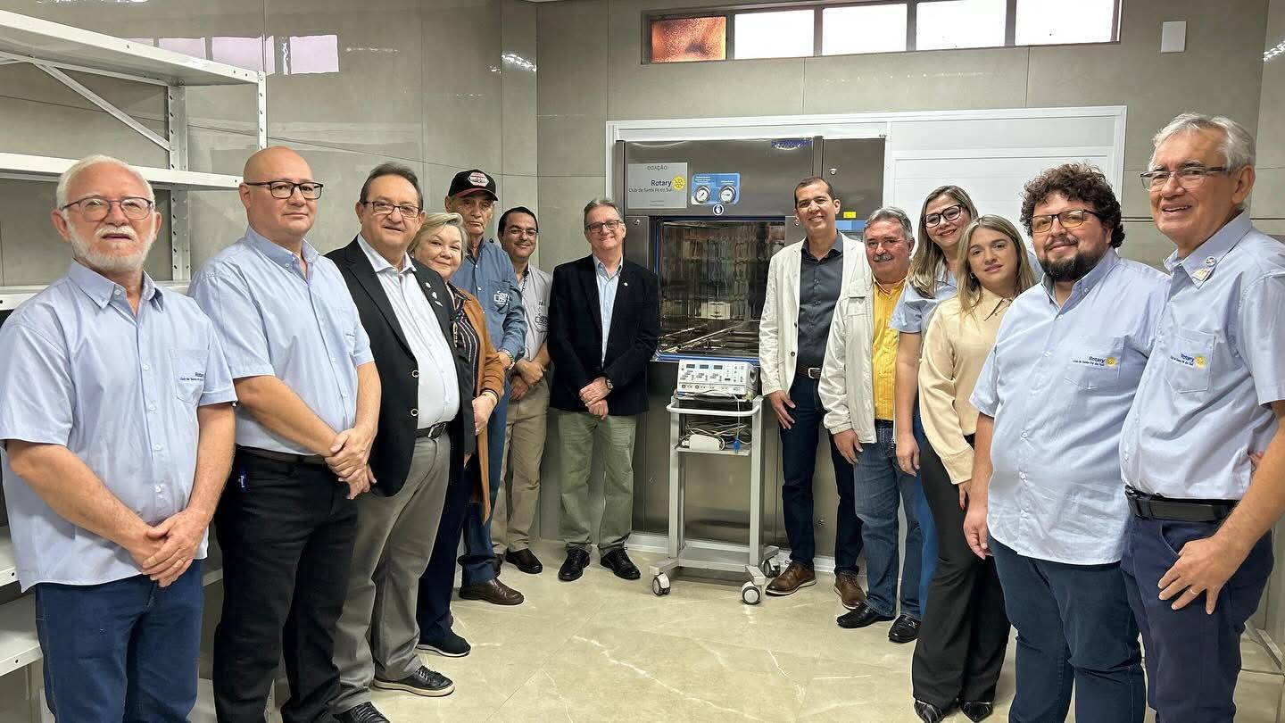 Rotary Club de Santa Fé do Sul  realiza a entrega da AUTOCLAVE para a Santa Casa da cidade