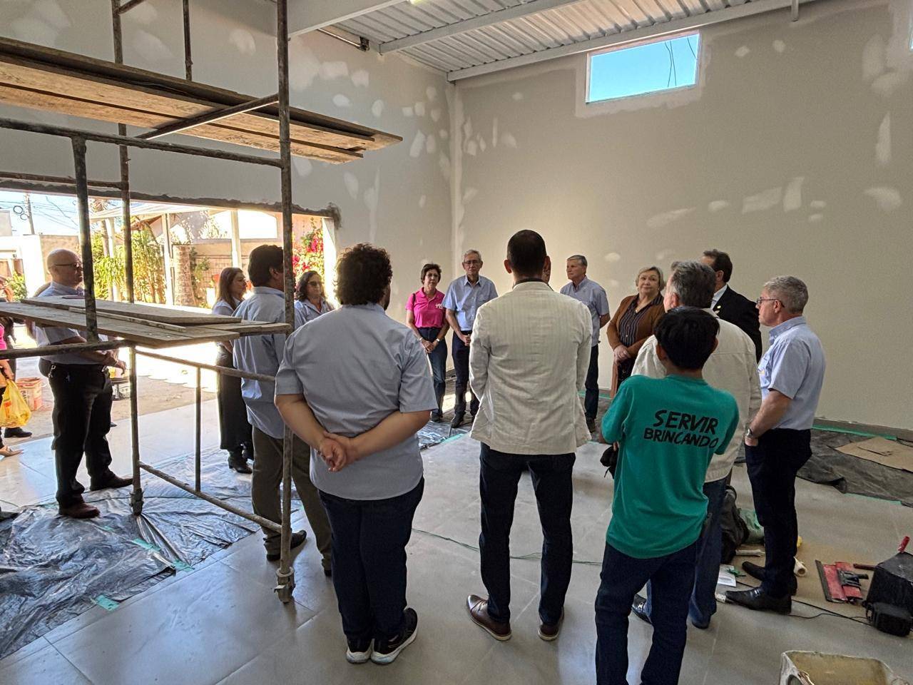 Casal Gov. Eder e Nelly Bocchini realizam visita na ampliação do Rotary Club de Santa Fé do Sul