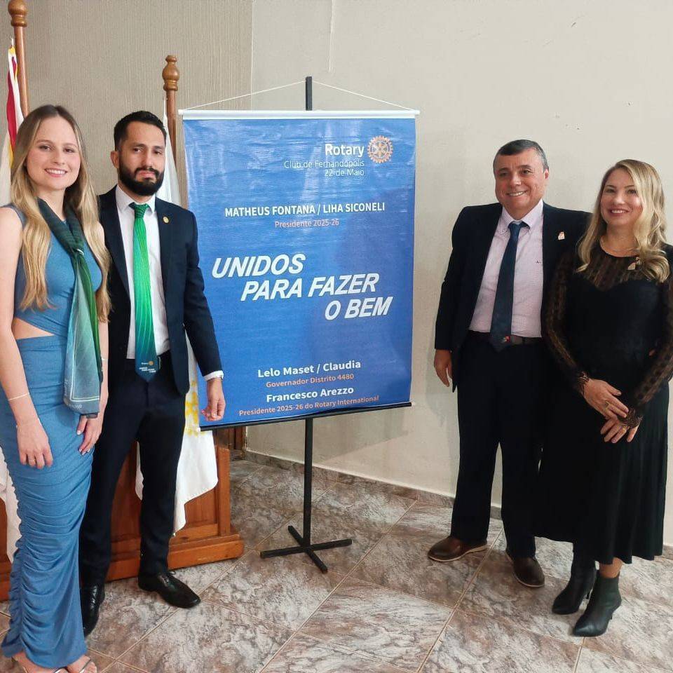 Rotary Club de Fernandópolis - 22 de Maio realiza cerimônia de posse