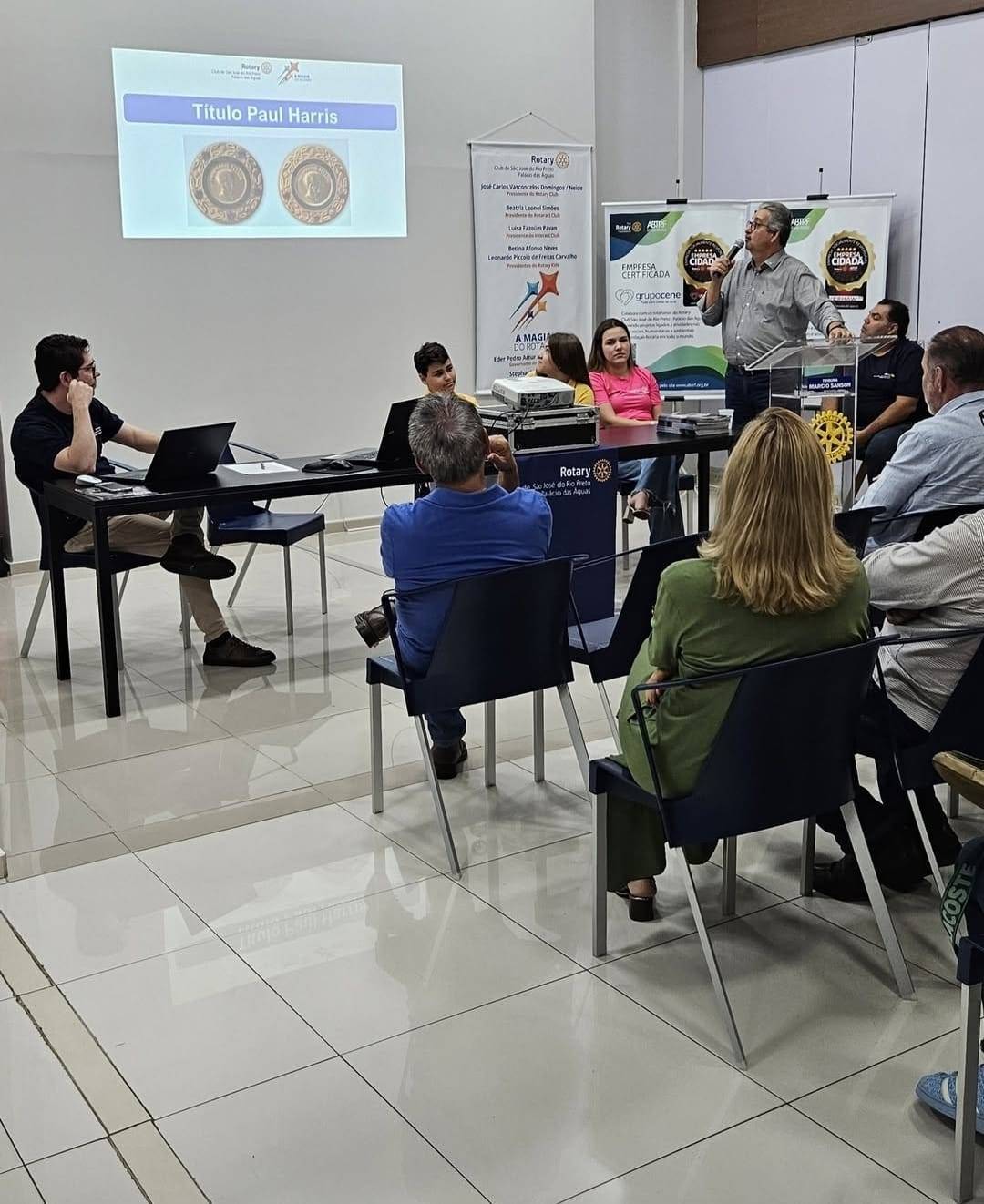 Rotary Club de São José do Rio Preto - Palácio das Águas realiza última reunião da gestão 2024-25.