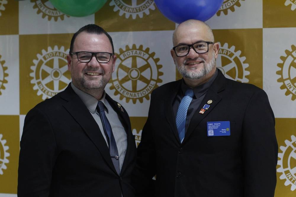 Presidente 2024-25 Mauricio Menolli e Presidente 2025-26 Fábio Tosatti