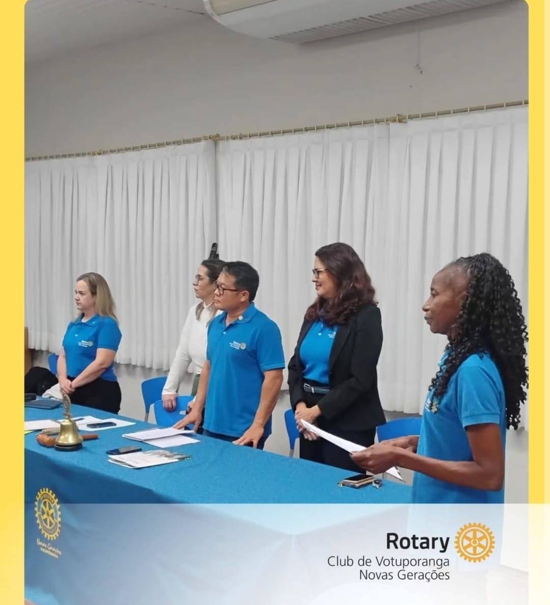 Rotary Club de Votuporanga - Novas Gerações realiza a primeira reunião do ano rotário 2025-26