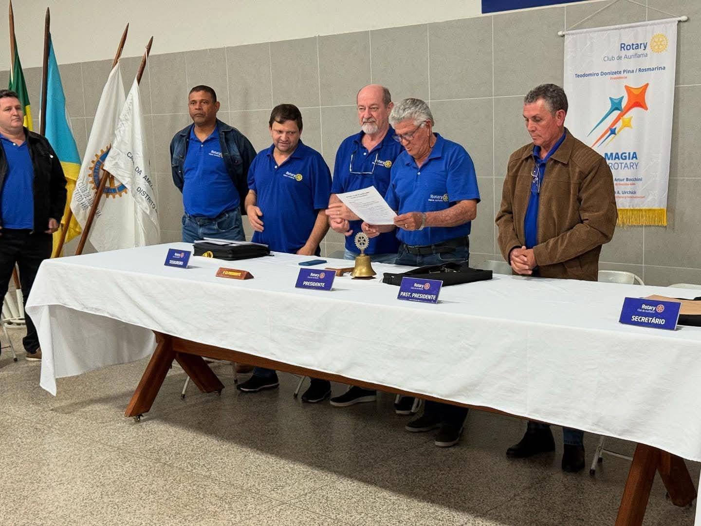 Rotary Club de Auriflama realiza primeira reunião ordinária do ano rotário 2025/26