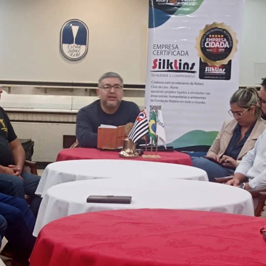 Rotary Club de Lins - Norte realiza primeira reunião do ano rotário 2025-26