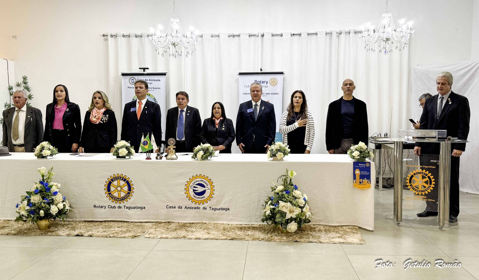 POSSE DA NOVA GESTÃO 2025-26 DO ROTARY CLUB DE TAGUATINGA E DA CASA DA AMIZADE DE TAGUATINGA