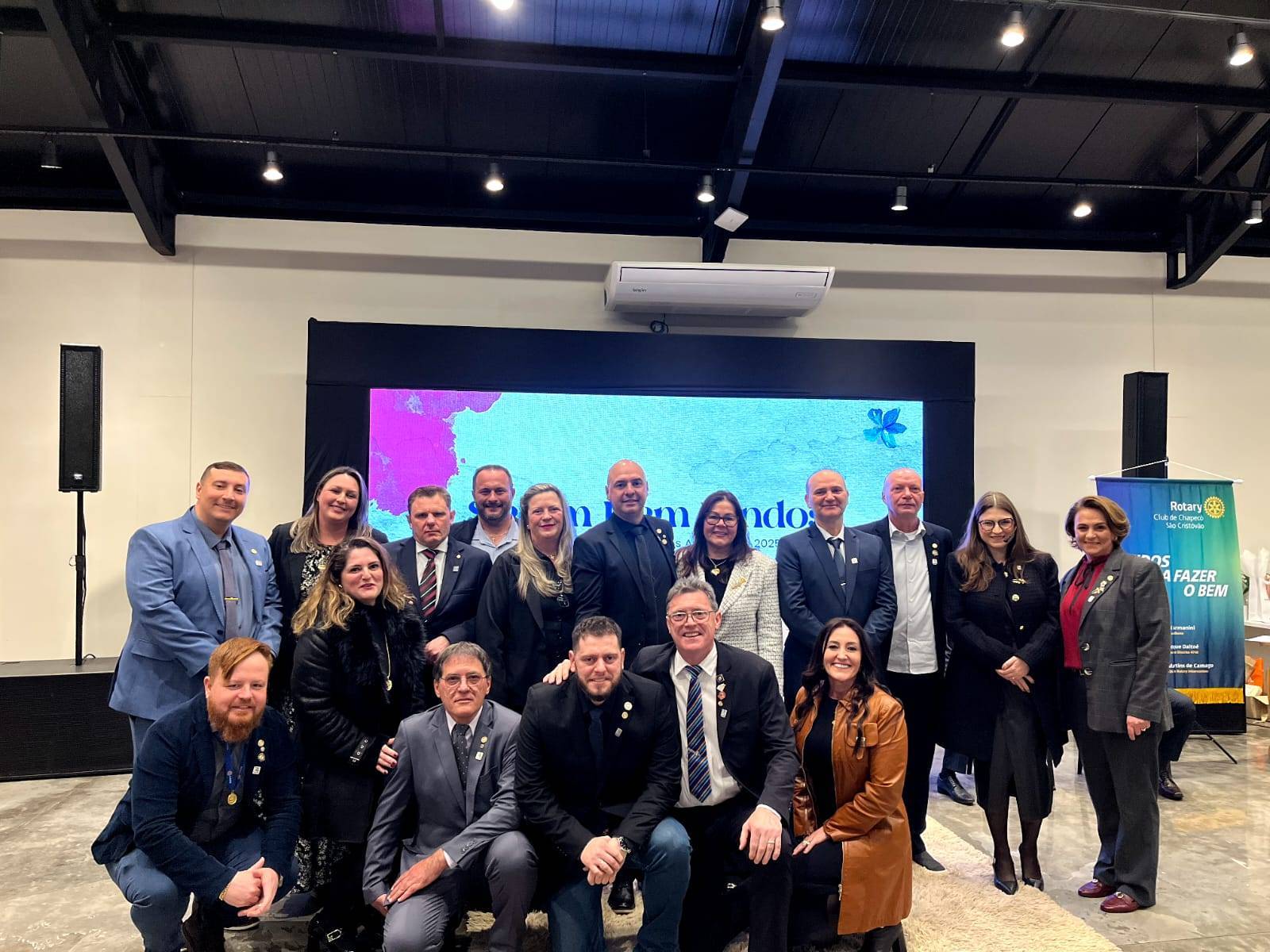 Presidente Daniel Armanini, gestão 2025-26 e sua diretoria.