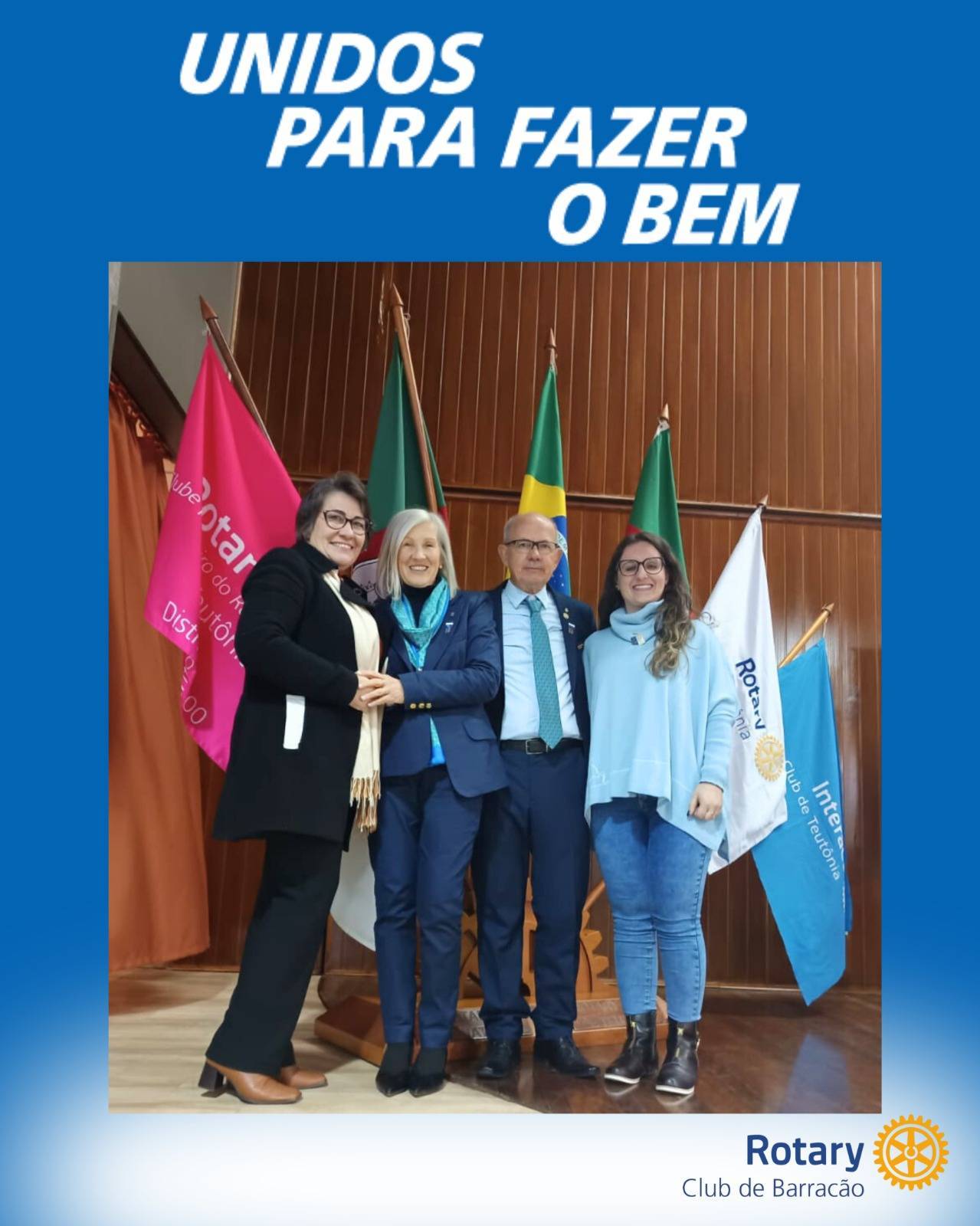 Posse do Governador do Distrito 4700, Sr. Valmor Kaufmann. 