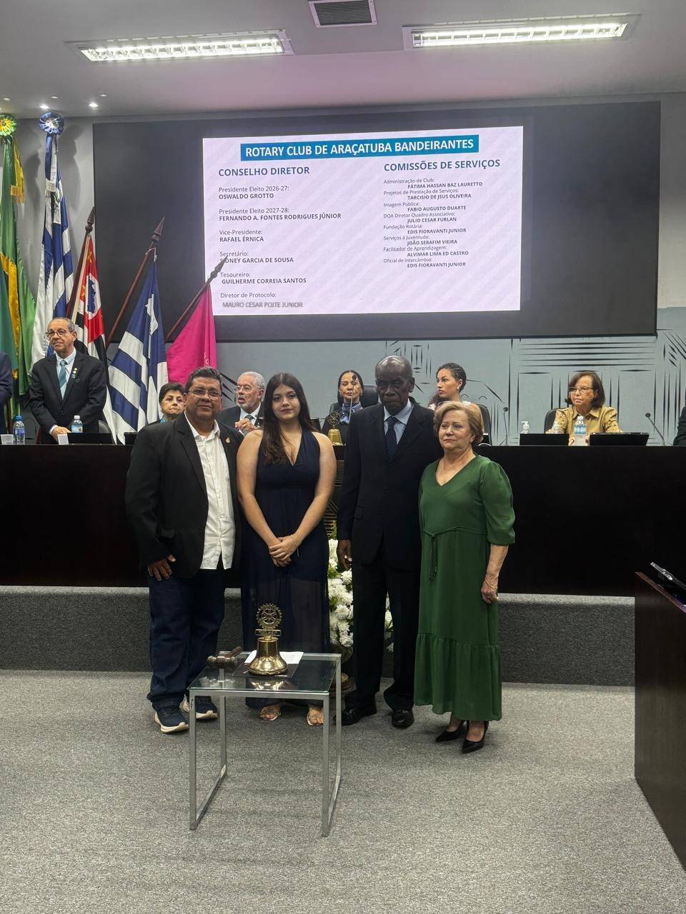 Rotary Club de Araçatuba Bandeirantes - Posse Conselho e Comissões - 12-07-2025