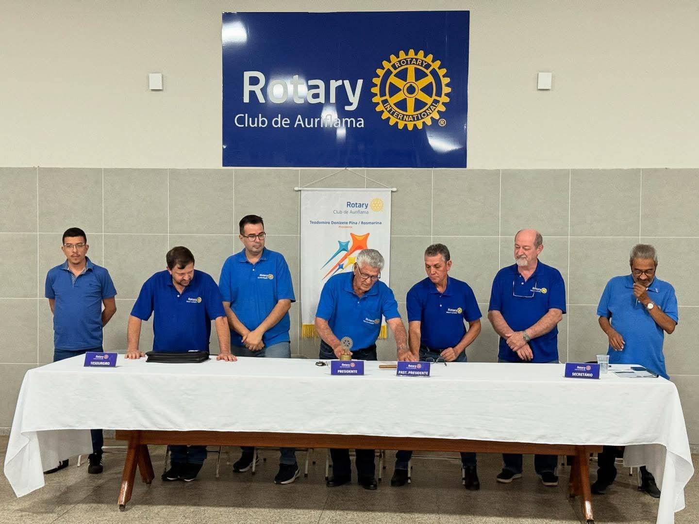 Rotary Club de Auriflama realiza segunda reunião ordinária do ano rotário 2025/26