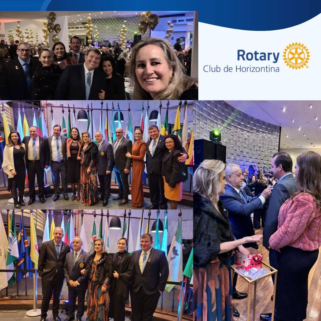 Participação do Rotary Club de Horizontina na Solenidade de Posse da gestão 2025-2026 do Distrito 4660 do Rotary Club @distrito4660