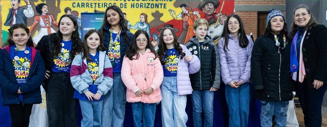 Troca de gestão do Rotary Kids de Horizontina!