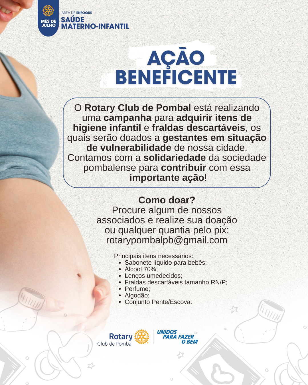 Sua doação pode fazer a diferença! Junte-se a nós! UNIDOS PARA FAZER O BEM! 💙