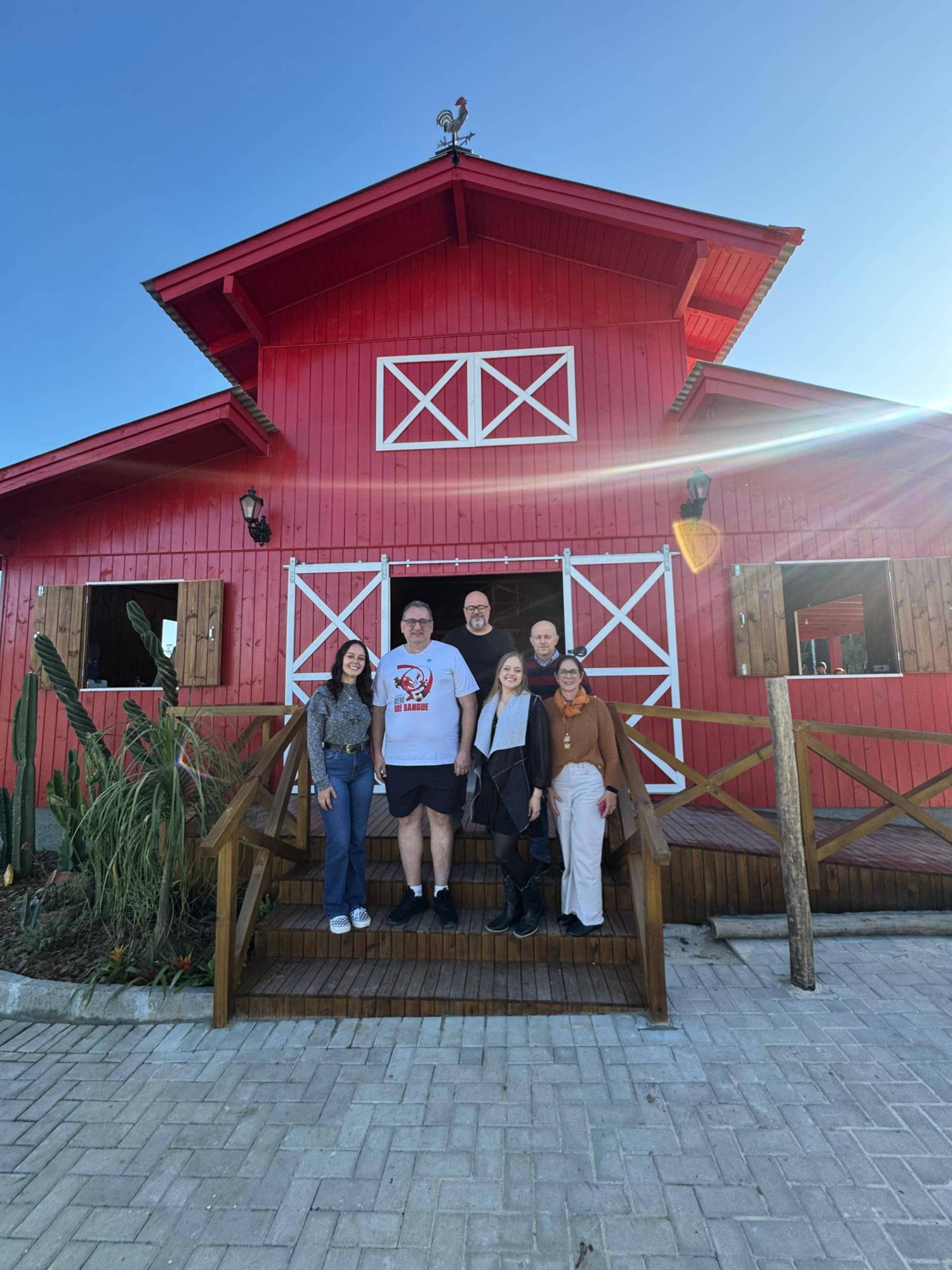 Visita de companheirismo ao projeto Inspira Equoterapia