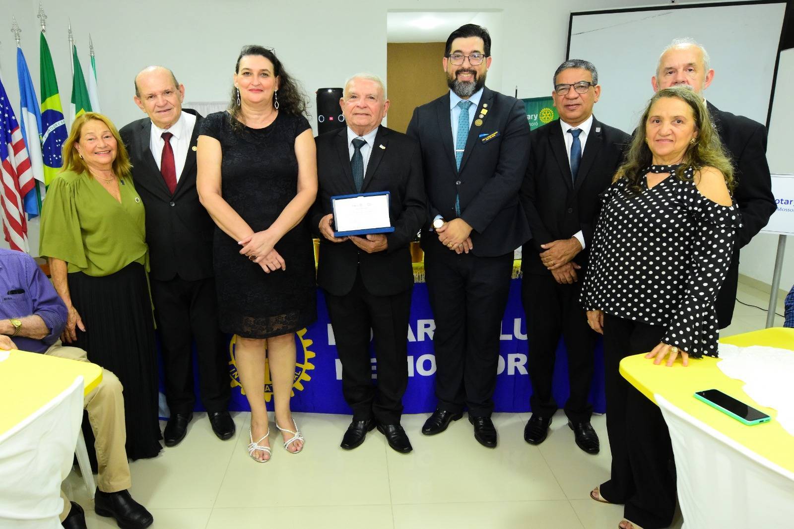 Concessão do Título de Sócio Honorário do Rotary Club de Mossoró para o Maestro Geraldo Luiz de França