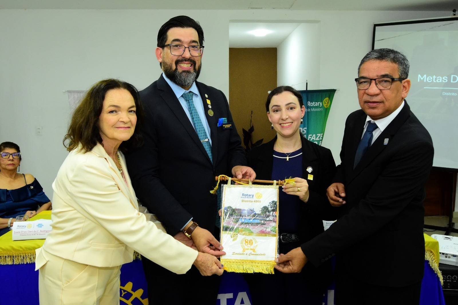 Visita do Governador do Distrito 4.500. André Luiz dos Santos Castelo Branco ao Rotary Club de Mossoró