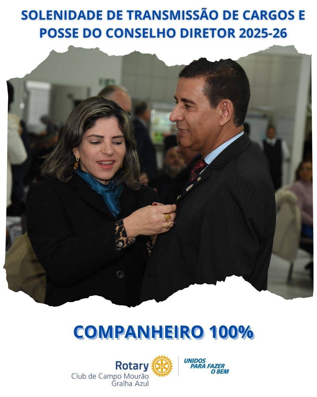 Companheiro Gerson sendo homenageado