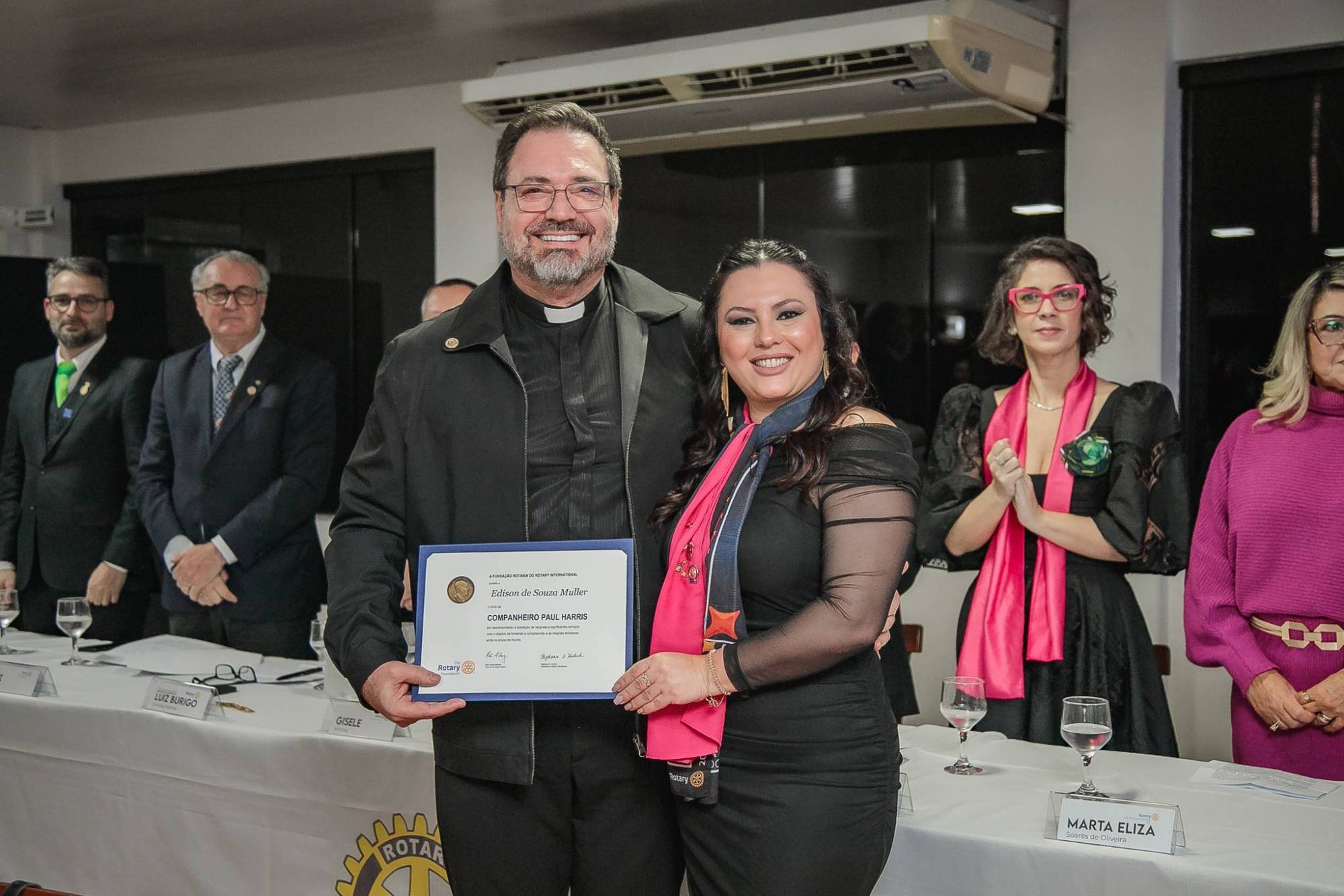 ROTARY CLUB DE TUBARÃO LUZ - ENTREGA DE TÍTULOS PAUL HARRIS
