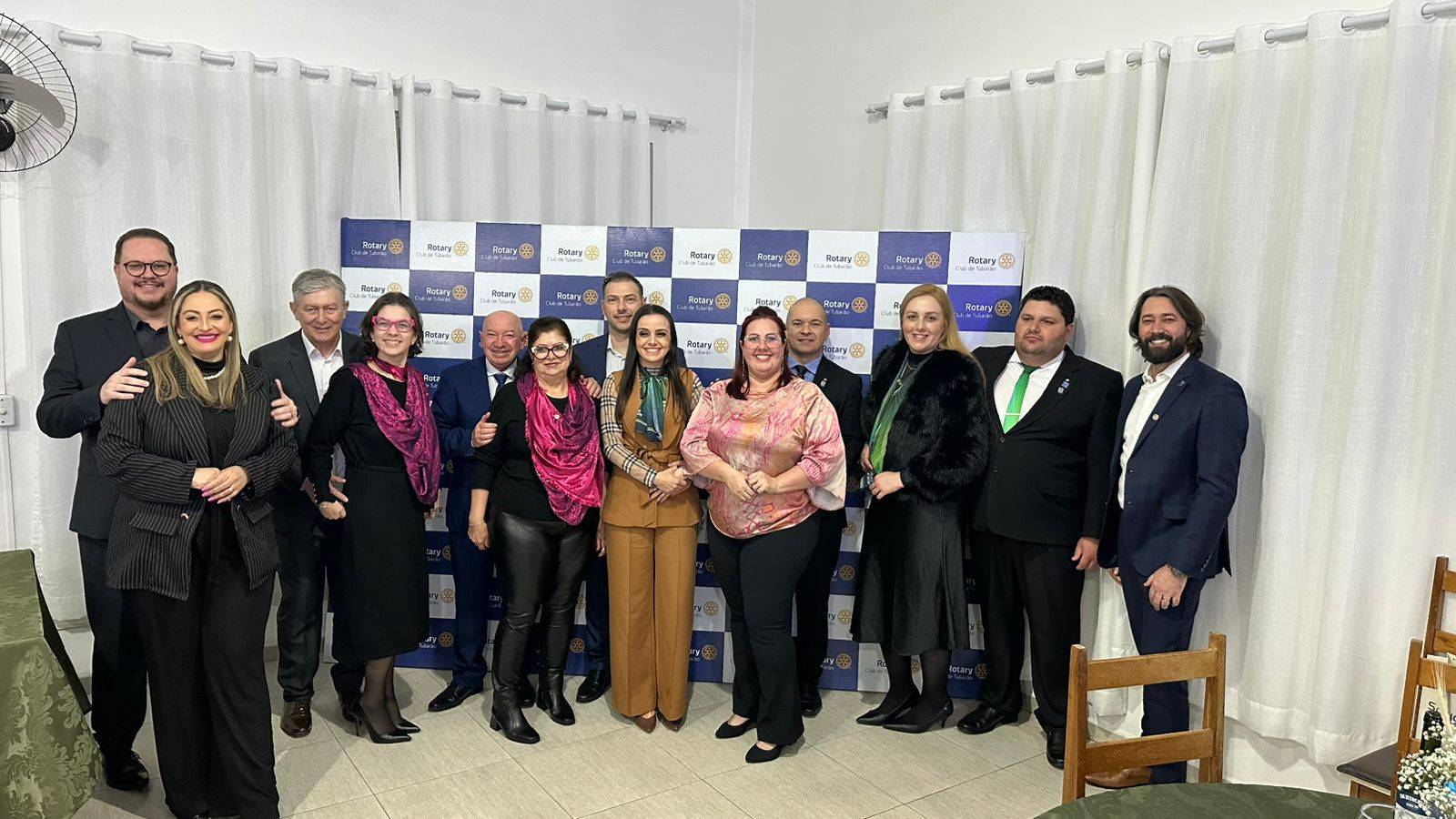 ROTARY CLUB DE TUBARÃO LUZ - PARTICIPAÇÃO POSSE ROTARY CLUB DE TUBARÃO