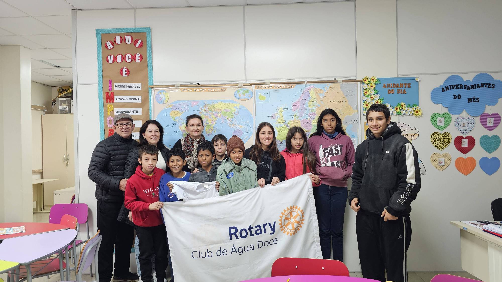 Zoe no Maio Amarelo do SCFV	