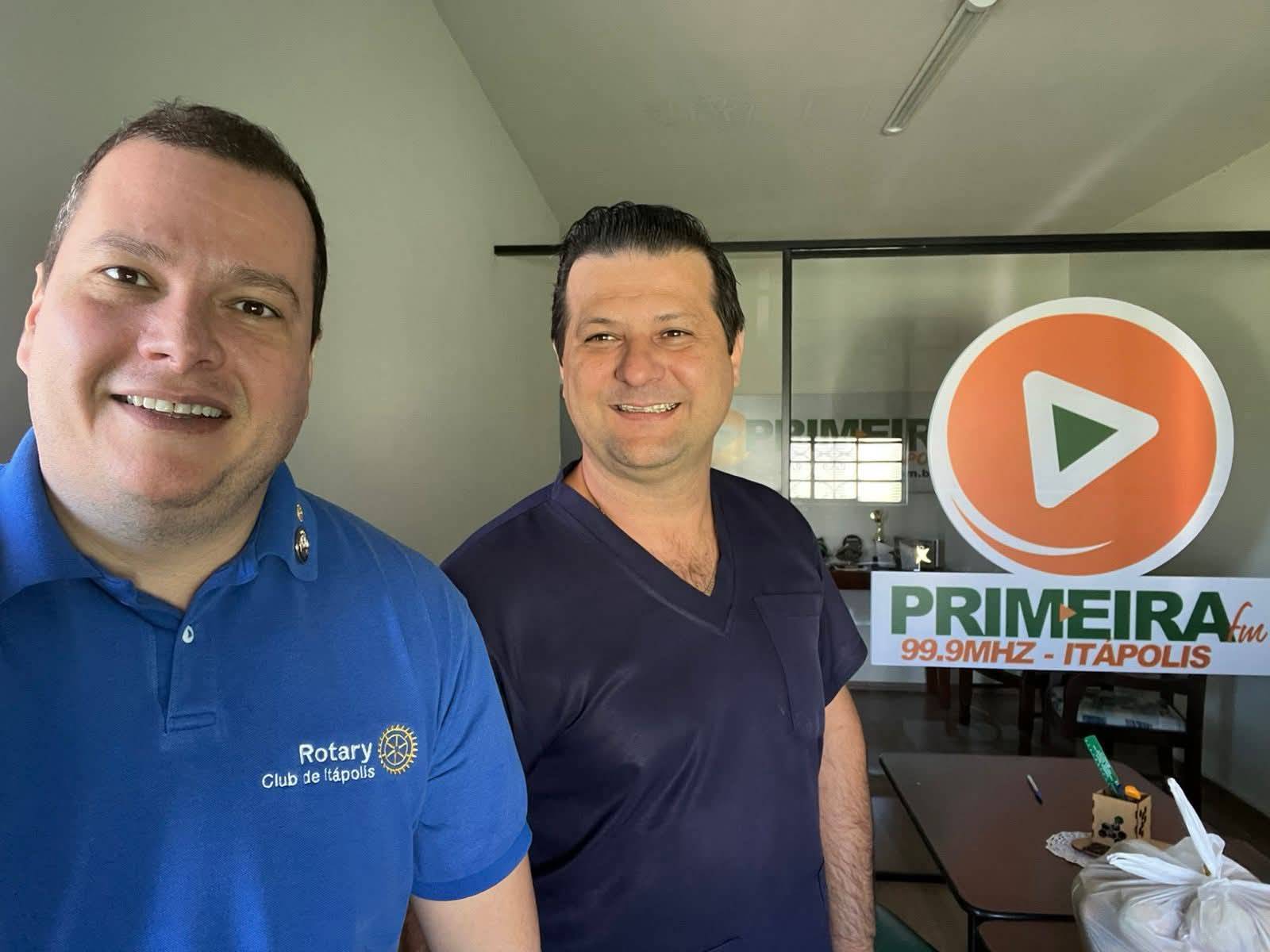 Rotary Club de Itápolis divulga a campanha Hepatite Zero no Distrito de Tapinas 