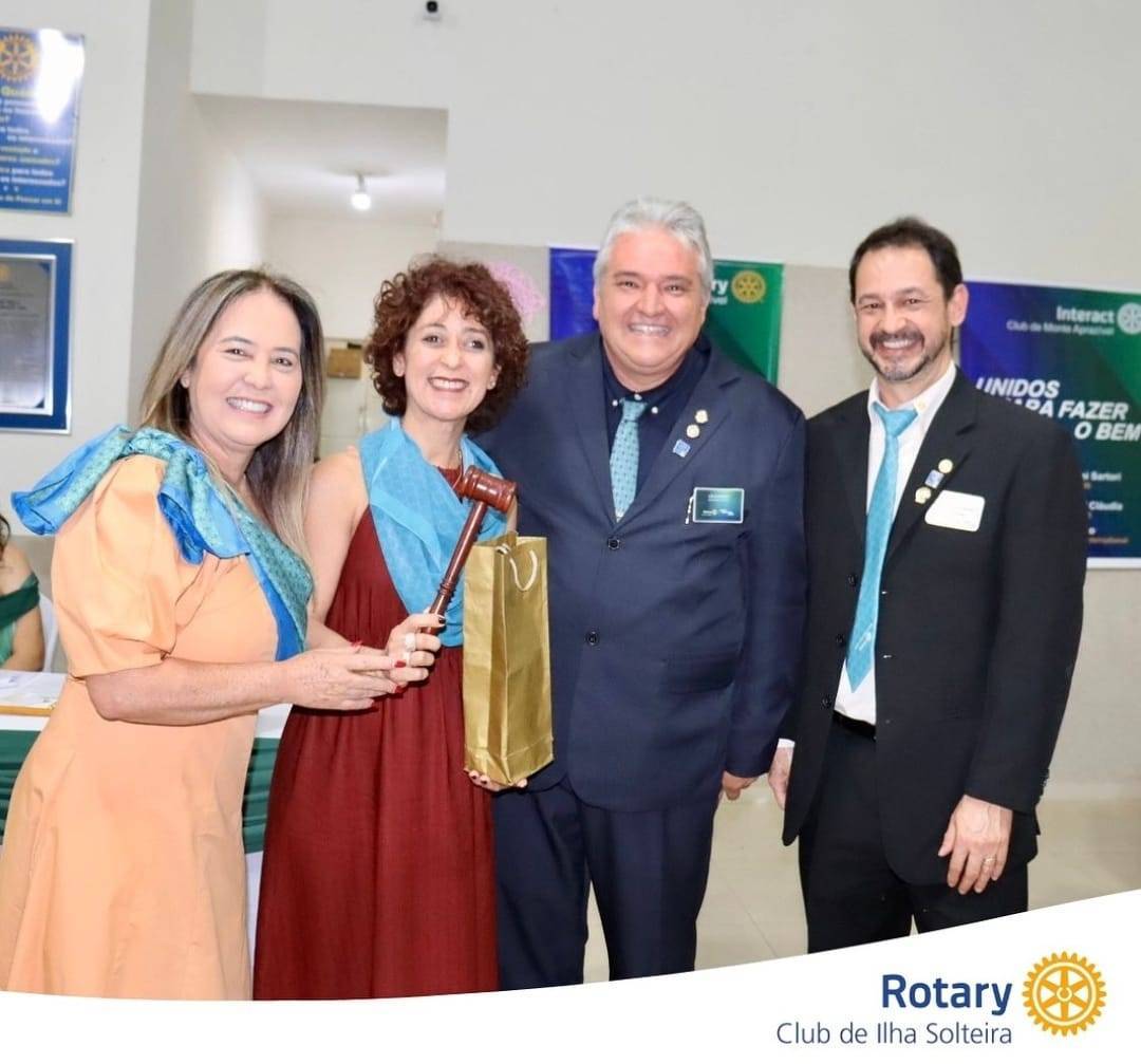 Rotary Club de Ilha Solteira participam da visita oficial do Gov. do Distrito 4480 em Monte Aprazível 
