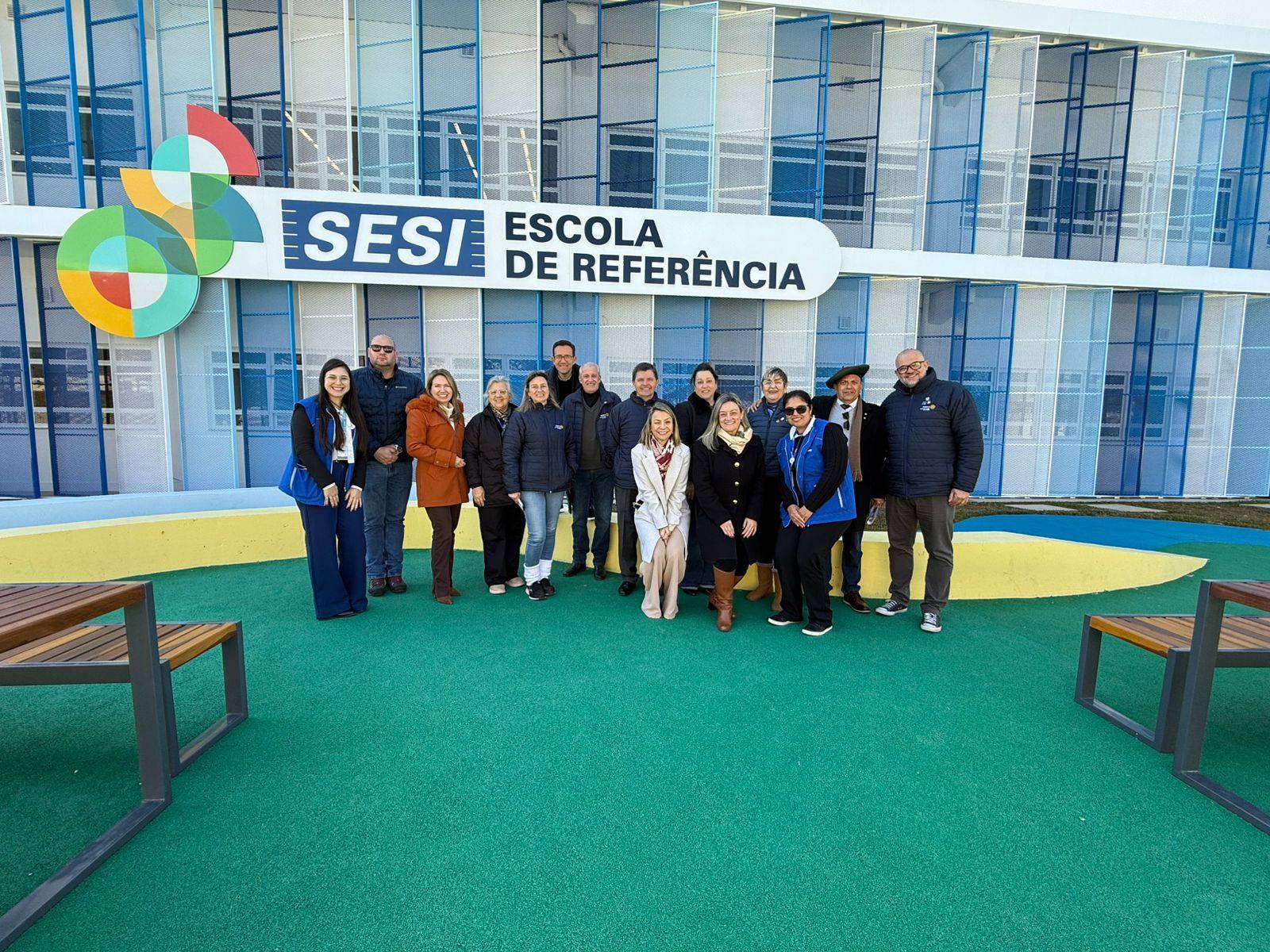 Primeira reunião itinerante da Gestão 2025-26 no SESI Lages