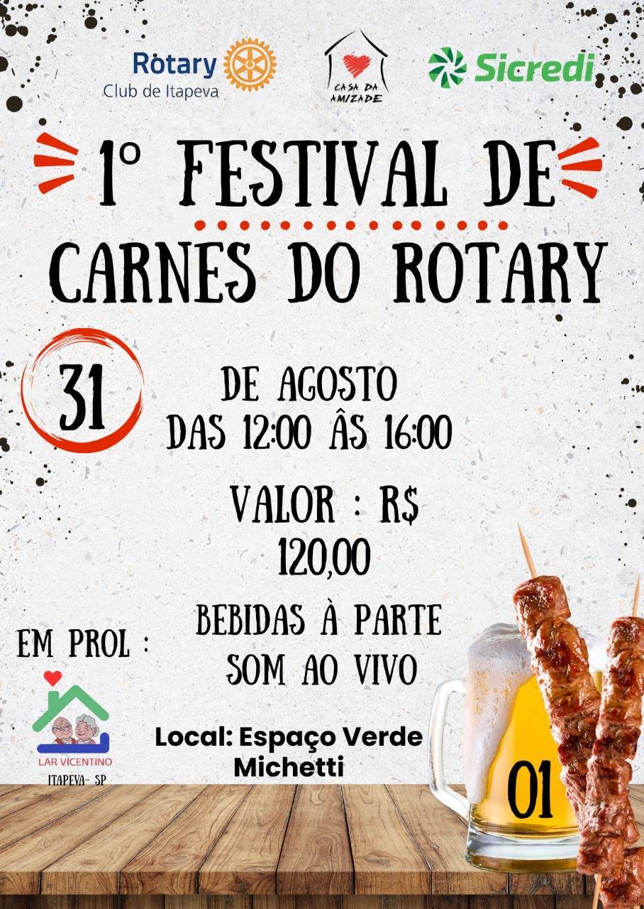 Festival de carnes do Rotary Club de Itapeva 
