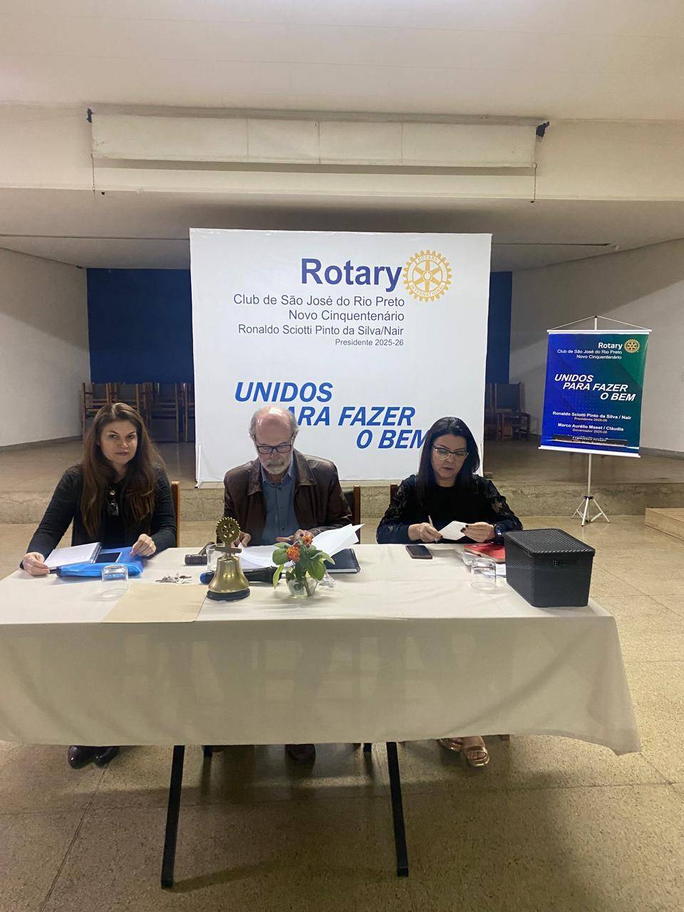 2ª reunião ordinária da gestão 2025/26 do Rotary Club de São José do Rio Preto - Novo Cinquentenário.