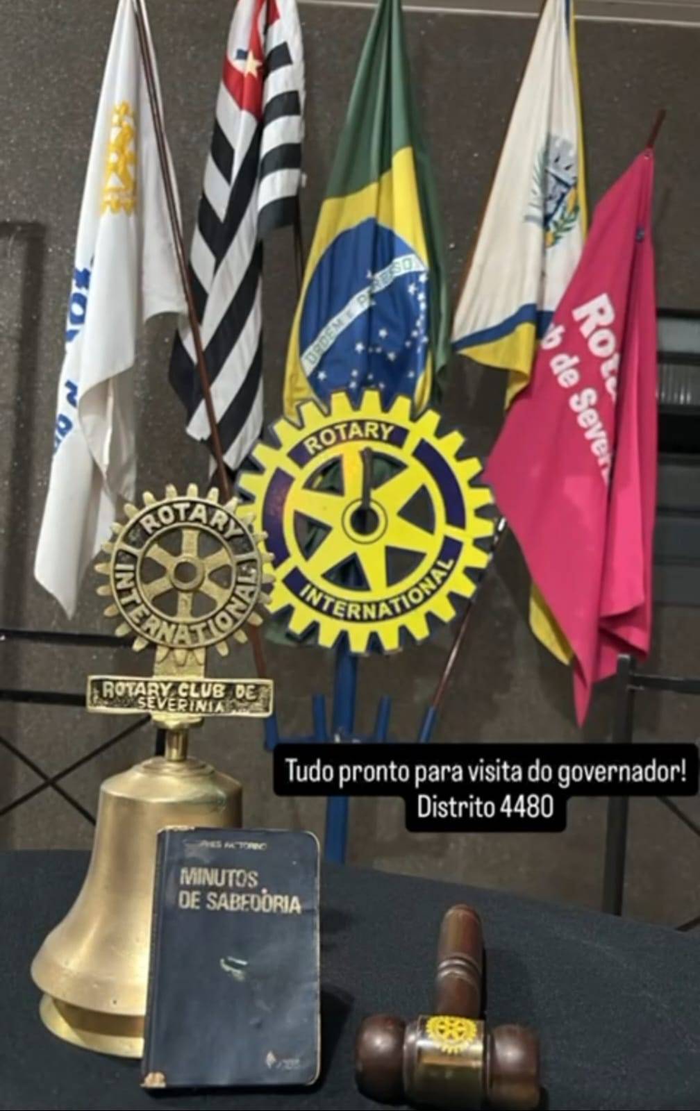 9ª Visita Oficial – Rotary Club de Severínia Encerrando julho com chave de ouro!