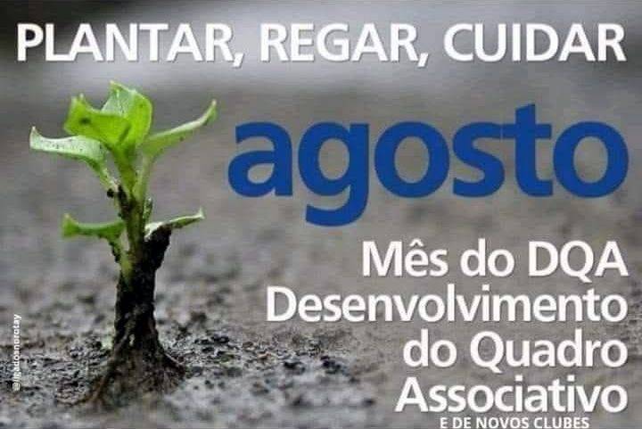 Mês do Desenvolvimento do Quadro Associativo e de Novos Clubes !