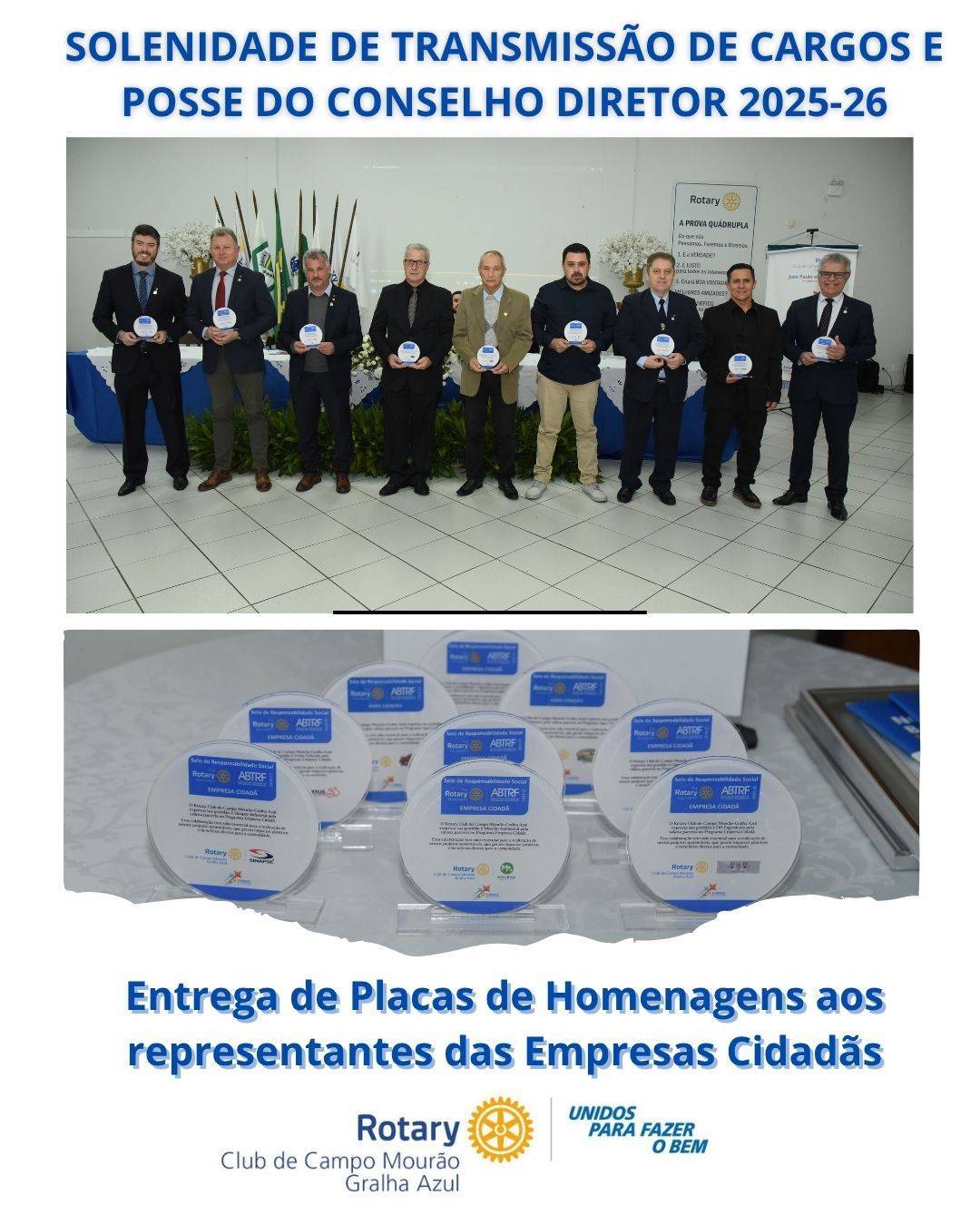 Imagem. homenagem Empresas Cidadãs 