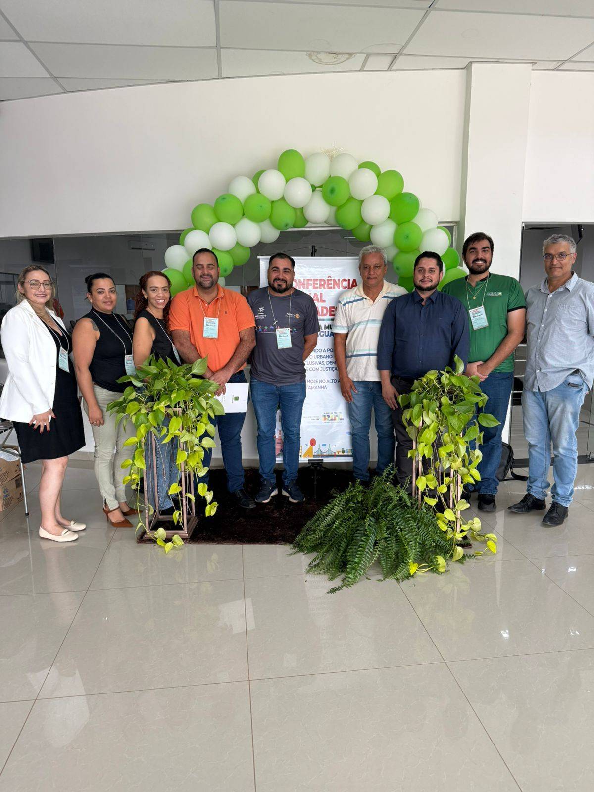 Companheiros presentes no evento 