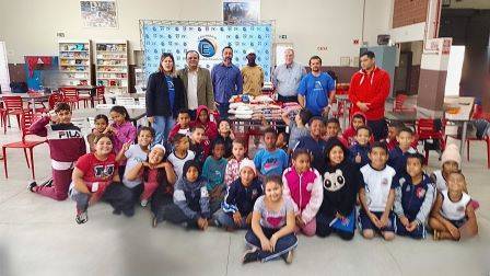 Rotarianos entregam mantimentos e conhecem as instalações do Educandário Bento de Abreu, na cidade de Marília