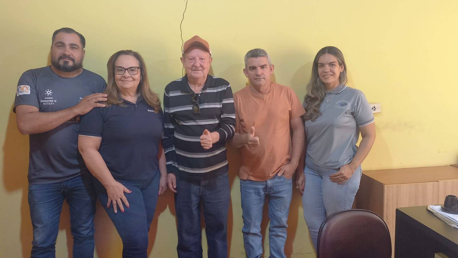 Companheiros presentes no evento 