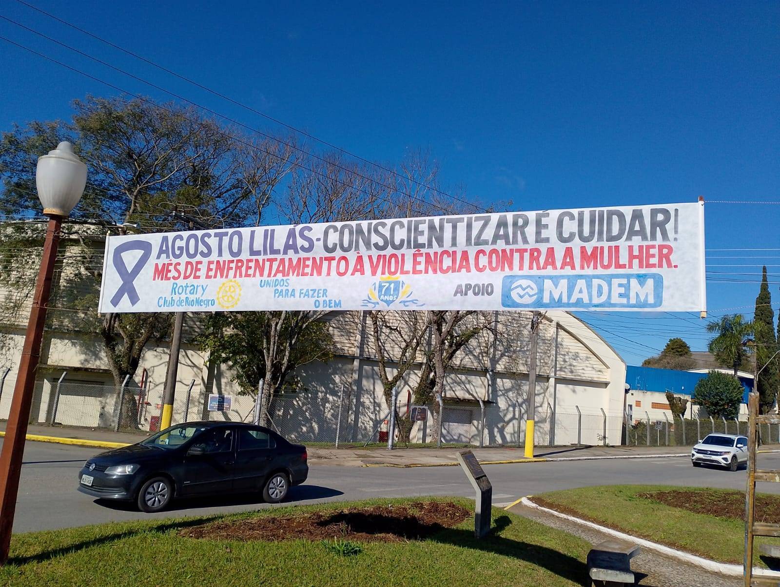 AGOSTO LILÁS - MÊS DE ENFRENTAMENTO Á VIOLÊNCIA CONTRA A MULHER