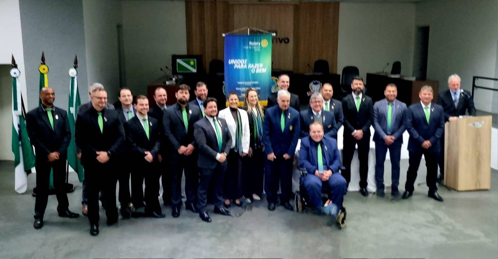 O clube se inicia com 16 novos associados e com a expectativa de realizar grandes ações do servir para a comunidade de Braganey